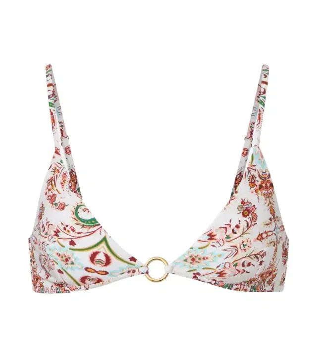Melissa Odabash Greece printed triangle bikini top