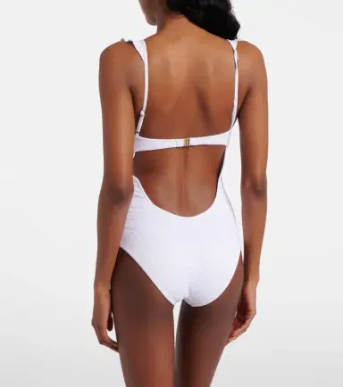 Melissa Odabash Los Angeles ruffled swimsuit | Thumbnail 3