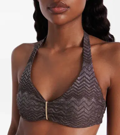 Melissa Odabash Provence halterneck bikini top | Thumbnail 2