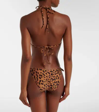 Melissa Odabash Cancun leopard-print bikini bottoms | Thumbnail 3