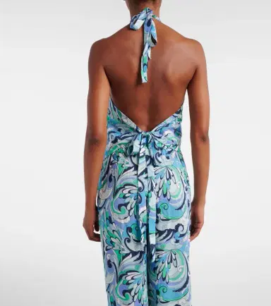 Melissa Odabash Raya printed halterneck top | Thumbnail 5