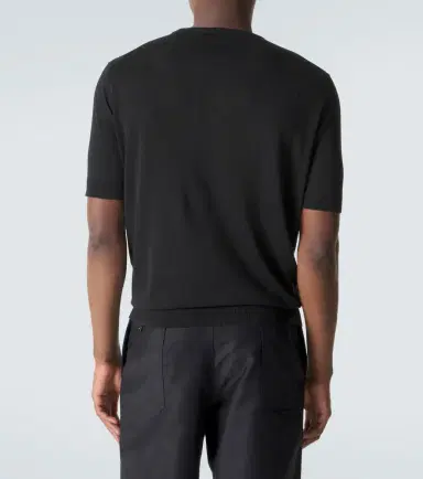 Thom Sweeney Silk and linen Henley shirt | Thumbnail 3