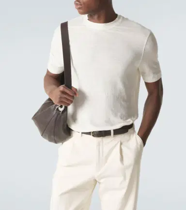 Thom Sweeney Linen-blend T-shirt | Thumbnail 4