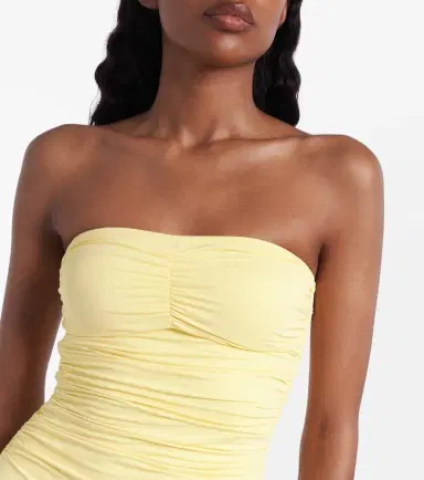Melissa Odabash Sydney ruched bandeau swimsuit | Thumbnail 2