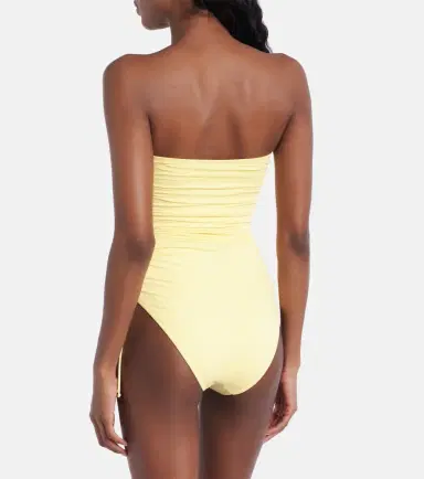 Melissa Odabash Sydney ruched bandeau swimsuit | Thumbnail 3