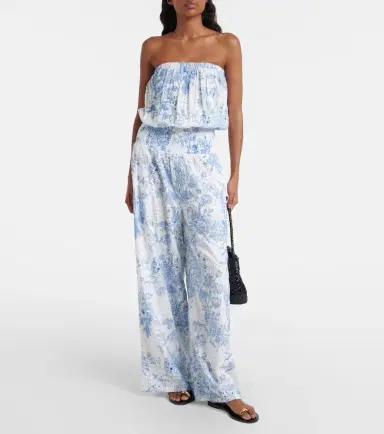 Melissa Odabash Naomi broderie anglaise jumpsuit | Thumbnail 5