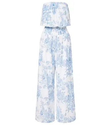 Melissa Odabash Naomi broderie anglaise jumpsuit | Thumbnail 1