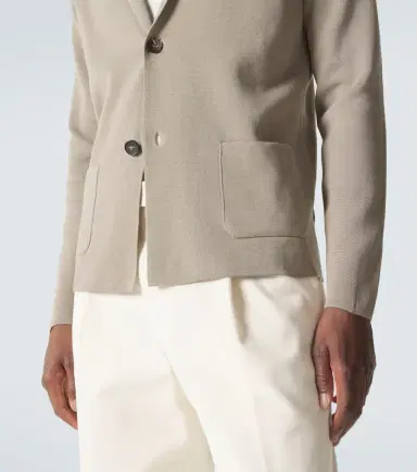 Thom Sweeney Cotton crêpe blazer | Thumbnail 4