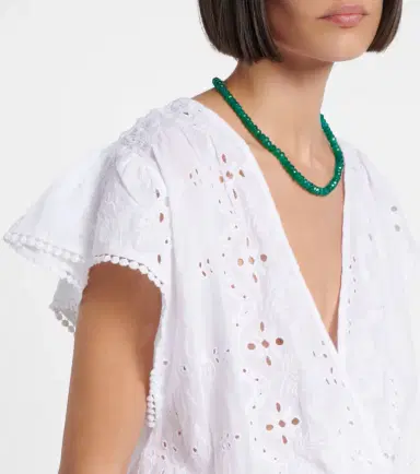 Melissa Odabash Jess broderie anglaise cotton minidress | Thumbnail 3