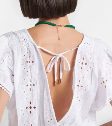 Melissa Odabash Jess broderie anglaise cotton minidress | Thumbnail 4