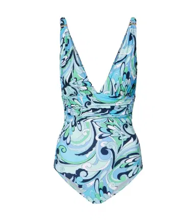 Melissa Odabash Panarea printed ruched swimsuit | Thumbnail 1
