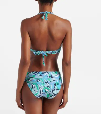 Melissa Odabash Brussels printed ring-detail bikini top | Thumbnail 2