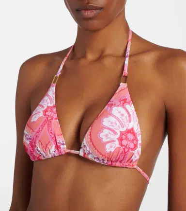 Melissa Odabash Cancun printed bikini top | Thumbnail 2