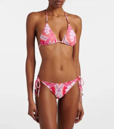 Melissa Odabash Cancun printed bikini top | Thumbnail 3
