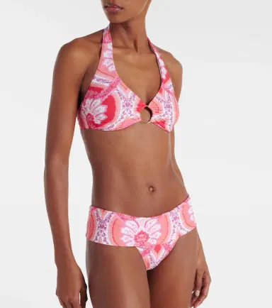 Melissa Odabash Brussels printed bikini top | Thumbnail 3