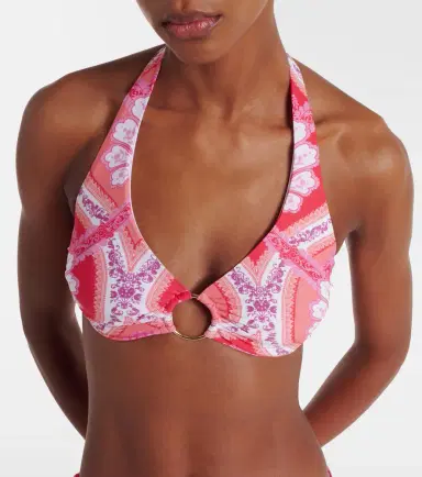 Melissa Odabash Brussels printed bikini top | Thumbnail 4