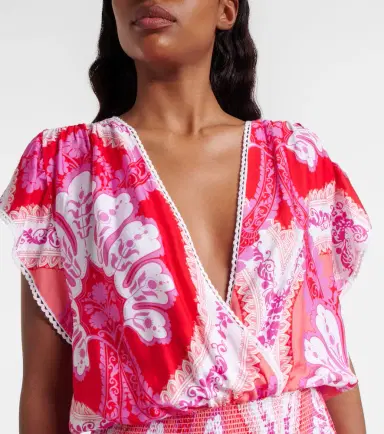 Melissa Odabash Jess printed tiered minidress | Thumbnail 2 Melissa Odabash Jess printed tiered minidress | Thumbnail 2