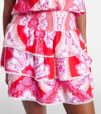 Melissa Odabash Jess printed tiered minidress | Thumbnail 4 Melissa Odabash Jess printed tiered minidress | Thumbnail 4