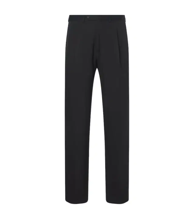 Amo silk wide-leg pants