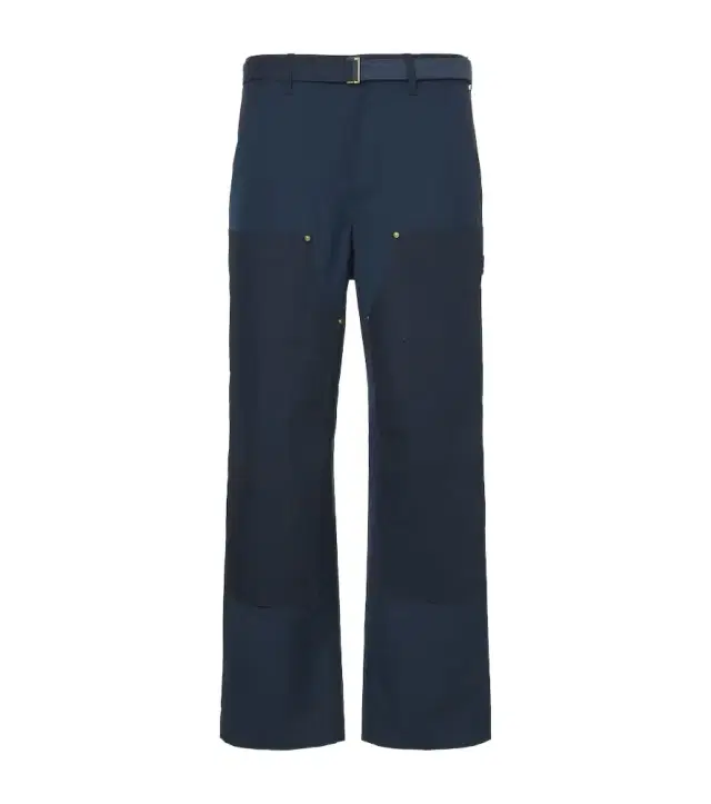 Belted wide-leg pants