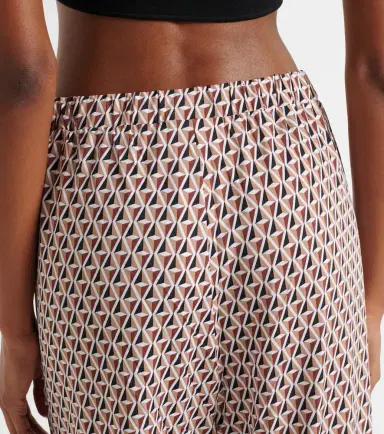 Max Mara Abate printed wide-leg pants | Thumbnail 2