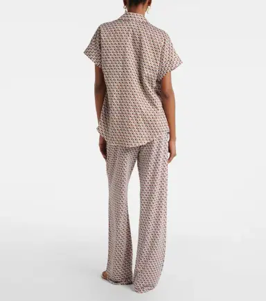Max Mara Abate printed wide-leg pants | Thumbnail 4