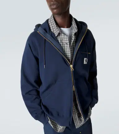 Sacai x Carhartt cotton jersey hoodie | Thumbnail 3 Sacai x Carhartt cotton jersey hoodie | Thumbnail 3