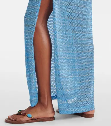 Melissa Odabash Mariah lamé maxi dress | Thumbnail 2 Melissa Odabash Mariah lamé maxi dress | Thumbnail 2
