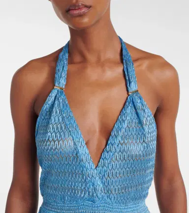 Melissa Odabash Mariah lamé maxi dress | Thumbnail 3 Melissa Odabash Mariah lamé maxi dress | Thumbnail 3