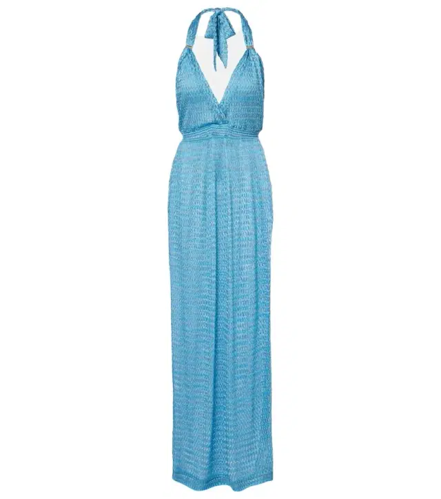 Mariah lamé maxi dress