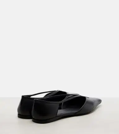 Max Mara Amatassa leather ballet flats | Thumbnail 3 Max Mara Amatassa leather ballet flats | Thumbnail 3