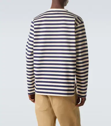 Junya Watanabe Striped cotton jersey T-shirt | Thumbnail 2 Junya Watanabe Striped cotton jersey T-shirt | Thumbnail 2