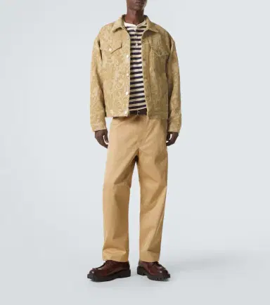 Junya Watanabe Striped cotton jersey T-shirt | Thumbnail 3 Junya Watanabe Striped cotton jersey T-shirt | Thumbnail 3