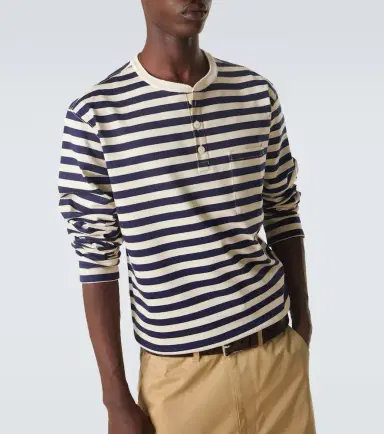 Junya Watanabe Striped cotton jersey T-shirt | Thumbnail 4 Junya Watanabe Striped cotton jersey T-shirt | Thumbnail 4