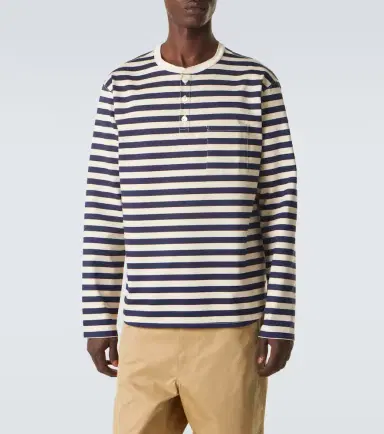 Junya Watanabe Striped cotton jersey T-shirt | Thumbnail 6 Junya Watanabe Striped cotton jersey T-shirt | Thumbnail 6