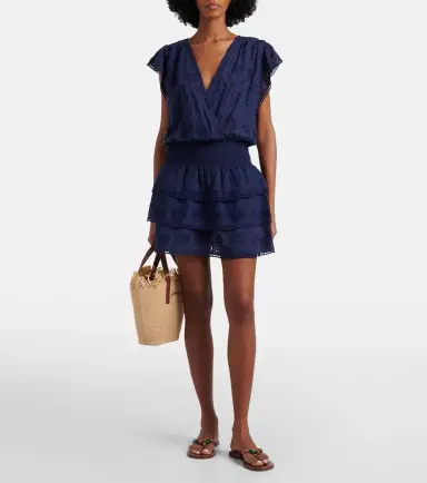 Melissa Odabash Jess broderie anglaise cotton minidress | Thumbnail 3 Melissa Odabash Jess broderie anglaise cotton minidress | Thumbnail 3