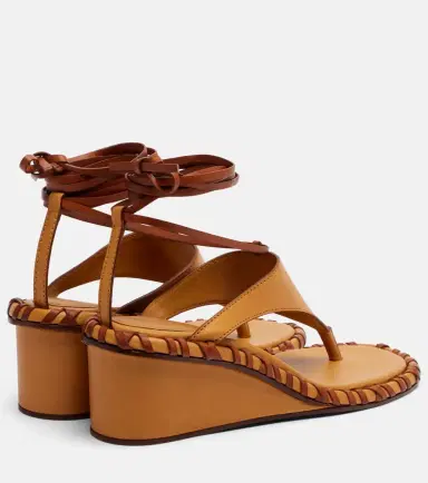Zimmermann Leather wedge sandals | Thumbnail 4