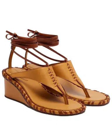 Zimmermann Leather wedge sandals | Thumbnail 1
