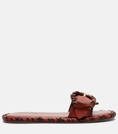 Zimmermann Alchemy leather slides | Thumbnail 4