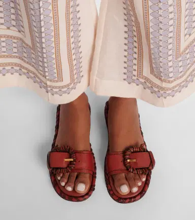 Zimmermann Alchemy leather slides | Thumbnail 6