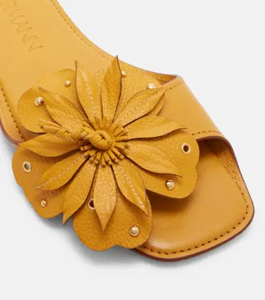 Zimmermann Brightside floral-appliqué leather sandals | Thumbnail 4 Zimmermann Brightside floral-appliqué leather sandals | Thumbnail 4