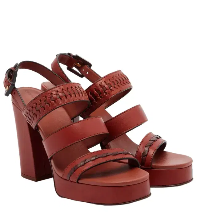 Zimmermann Alchemy leather platform sandals