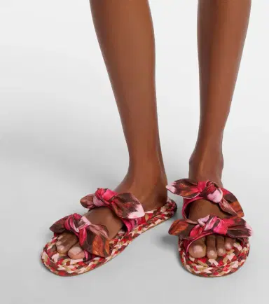 Zimmermann Carousel printed espadrille slides | Thumbnail 6