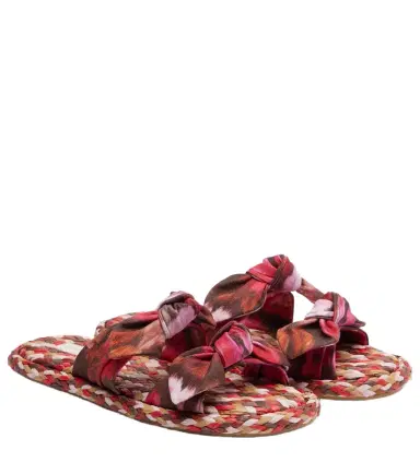 Zimmermann Carousel printed espadrille slides | Thumbnail 1