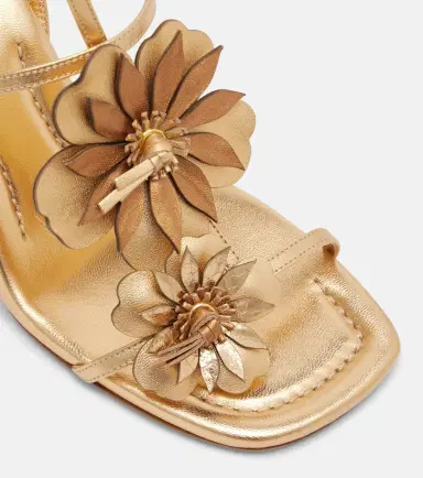 Zimmermann Belara metallic leather sandals | Thumbnail 2 Zimmermann Belara metallic leather sandals | Thumbnail 2