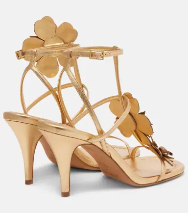 Zimmermann Belara metallic leather sandals | Thumbnail 3 Zimmermann Belara metallic leather sandals | Thumbnail 3
