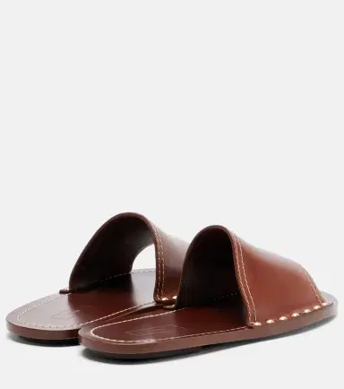 TOTEME Studded leather slides | Thumbnail 2
