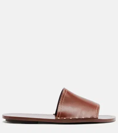TOTEME Studded leather slides | Thumbnail 3
