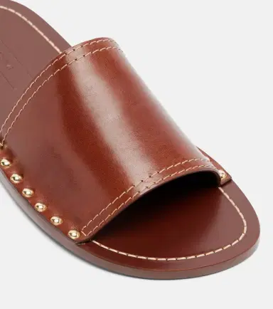 TOTEME Studded leather slides | Thumbnail 4