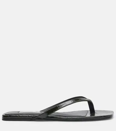 TOTEME Croc-effect leather thong sandals | Thumbnail 3 TOTEME Croc-effect leather thong sandals | Thumbnail 3